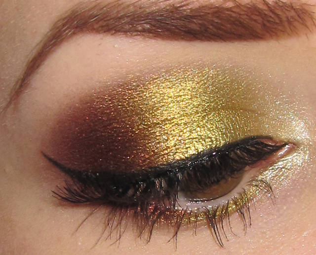 Gold And Maroon Eye Makeup Glitter Is My Crack Silver Gold And Burgundy Eye Makeup Look