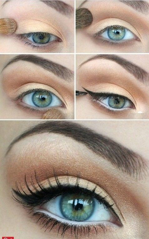 Gold Cat Eye Makeup 26 Easy Makeup Tutorials For Blue Eyes Styles Weekly