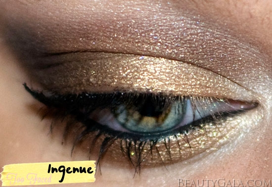 Gold Cat Eye Makeup Gold Cat Eye Too Faced Return Of Sexy Palette Ingenue Eye