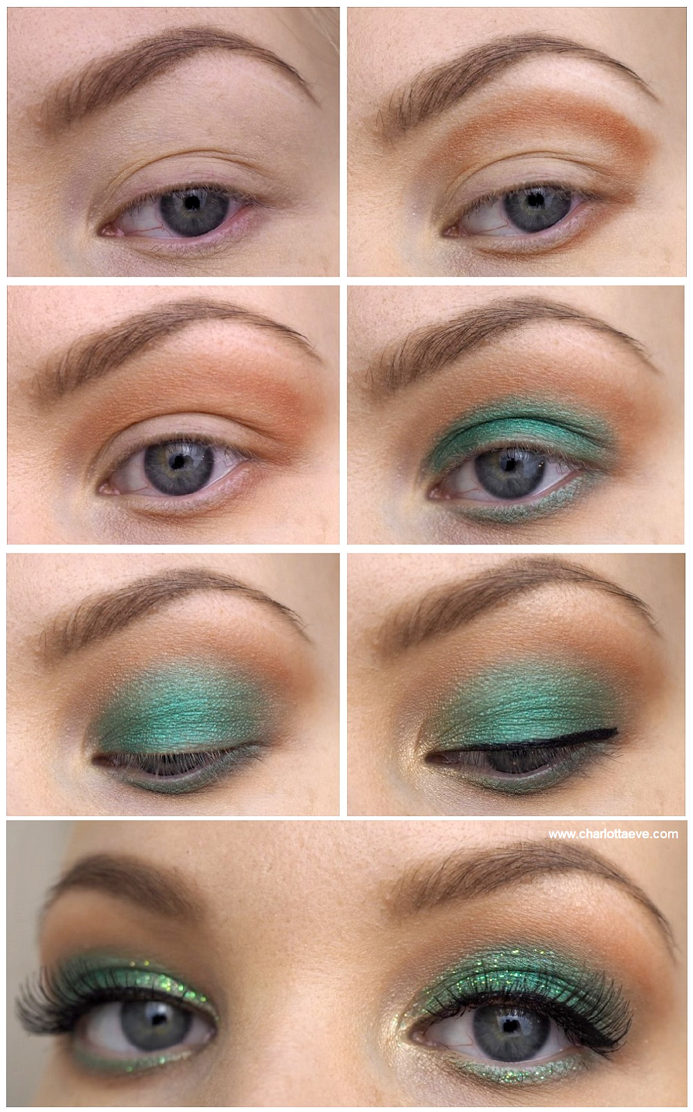 Gold Glitter Eye Makeup Green Gold Makeup Tutorial Festive For The Holiday Season