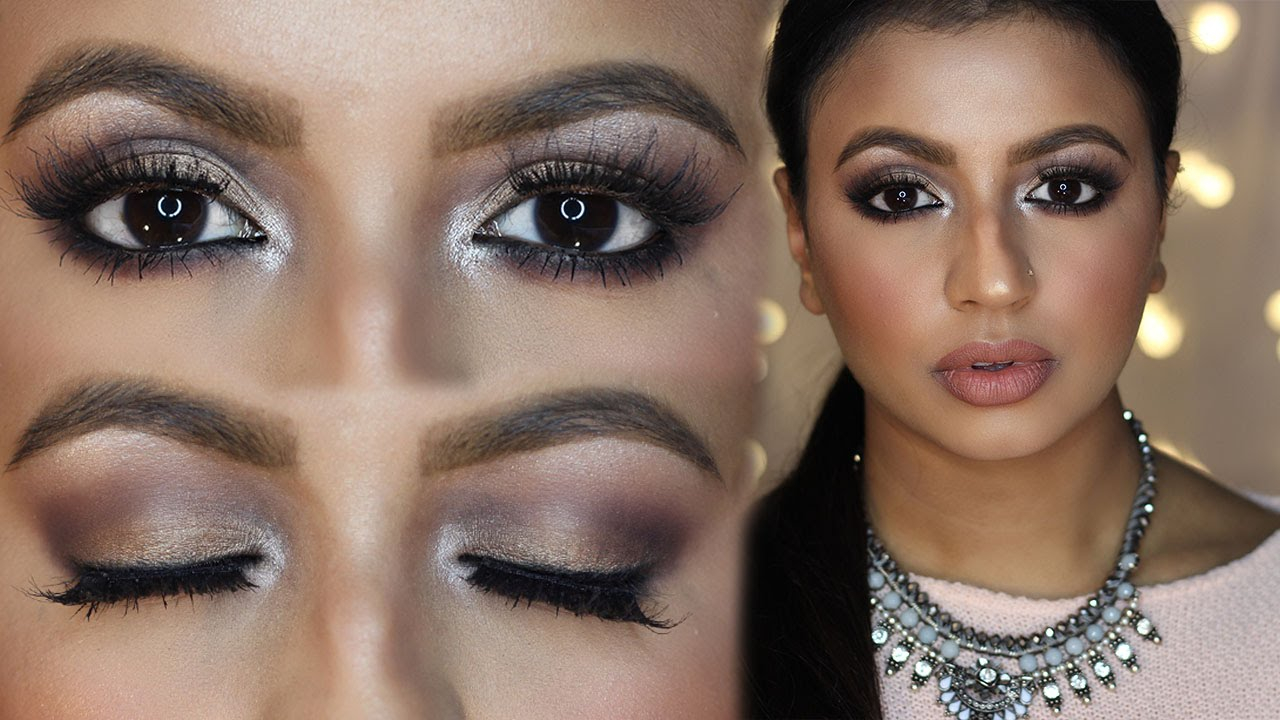 Gold Makeup Brown Eyes Gold Smokey Eyes Makeup Tutorial For Brown Eyes Meeramemep Youtube