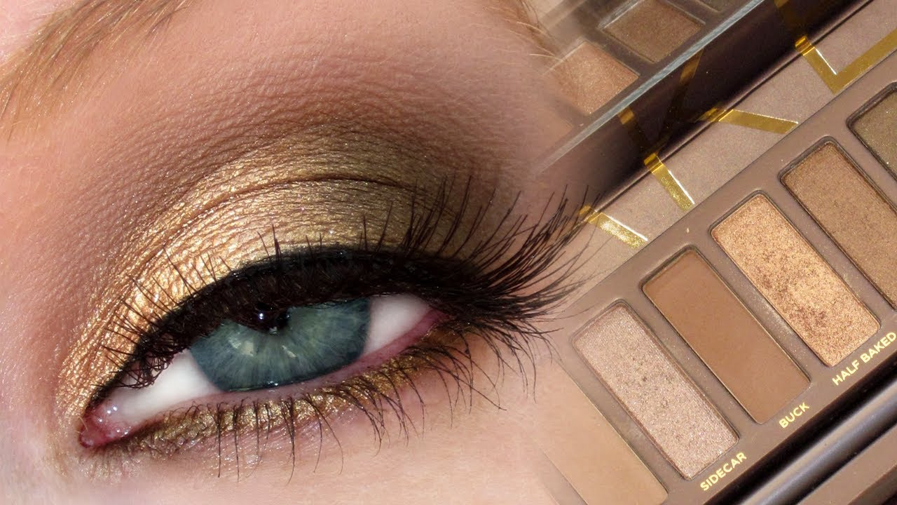 Gold Makeup Brown Eyes Golden Brown Smokey Eye Ud Naked Palette Mac Dupes Youtube