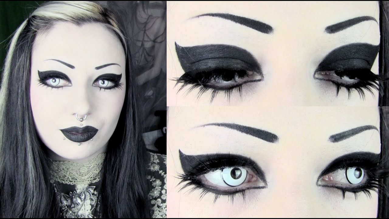 Gothic Eye Makeup Simple Striking Goth Makeup Tutorial Toxic Tears Youtube