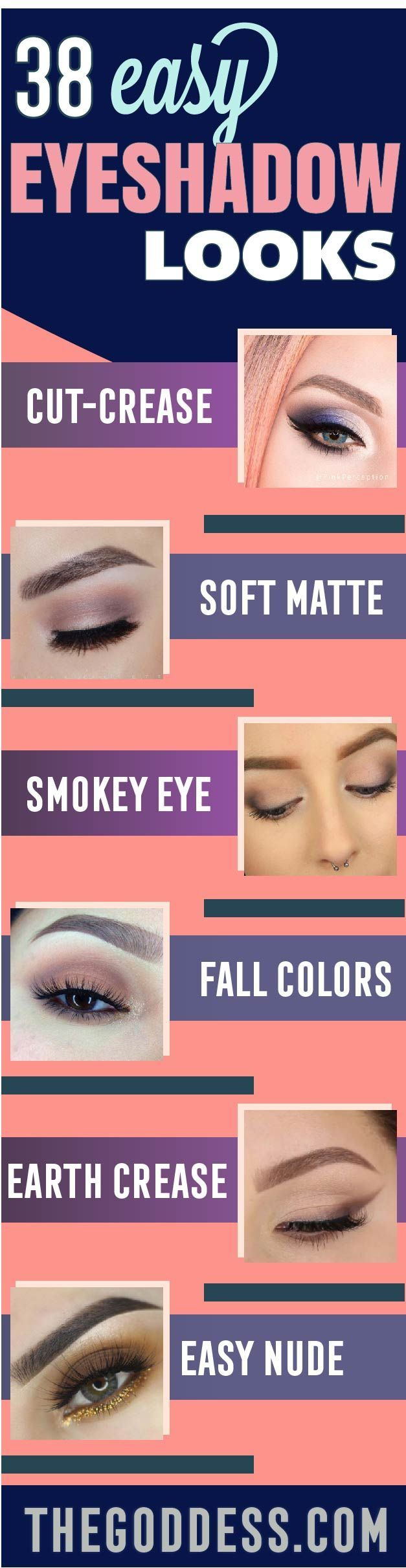 Great Eye Makeup Simple Eye Shadows For Beginners Great Eye Shadow Tutorials With