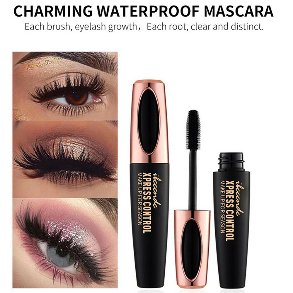Great Eye Makeup Women Waterproof Black Volume Curling Makeup Eyelash Mascara Beauty