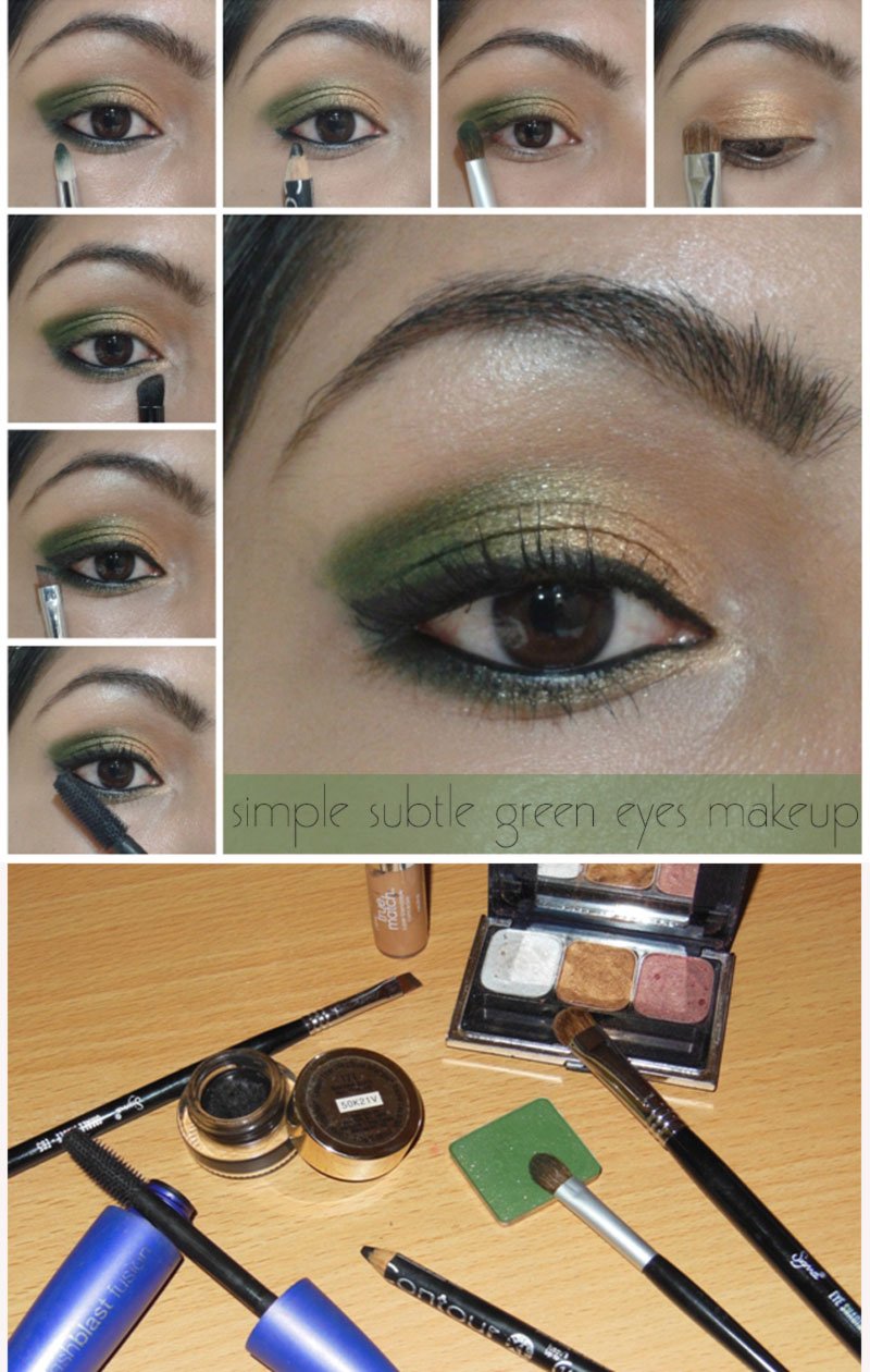 Green And Gold Eye Makeup 10 Green Eyes Makeup Ideas For Spring Stylefrizz