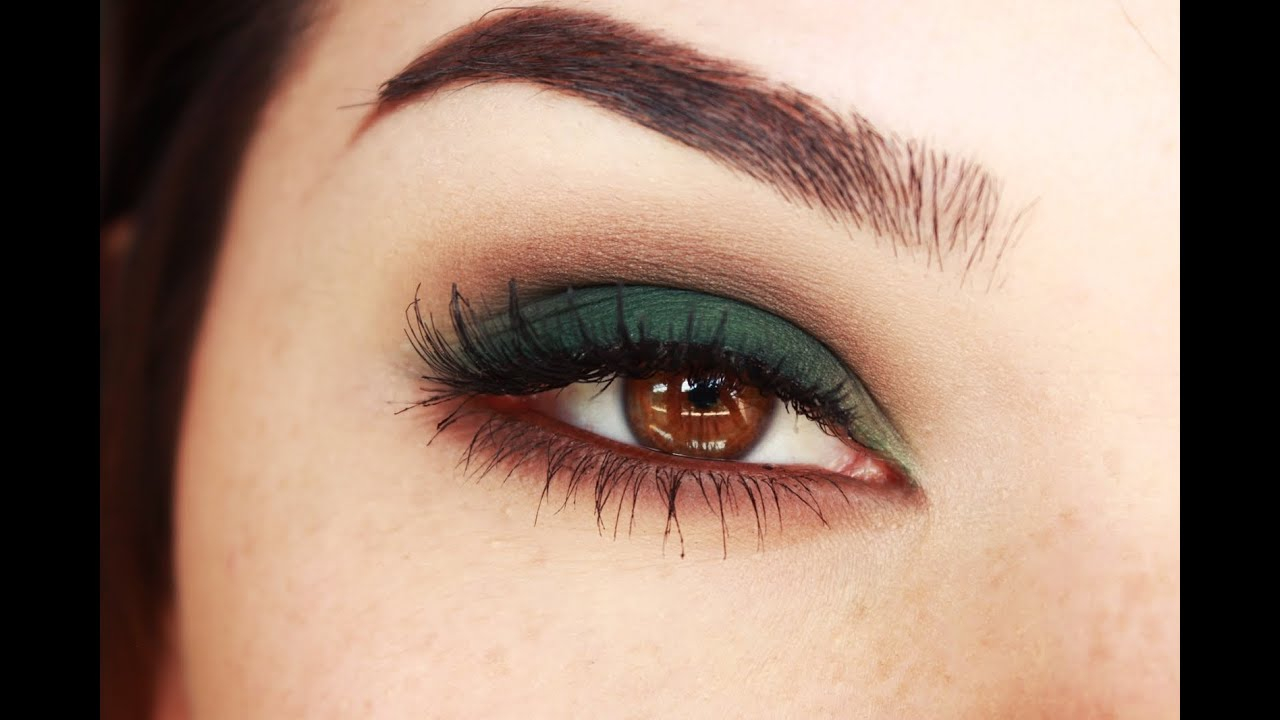 Green Brown Eyes Makeup Smokey Eyes With Green And Browns Makeup Tutorial Youtube