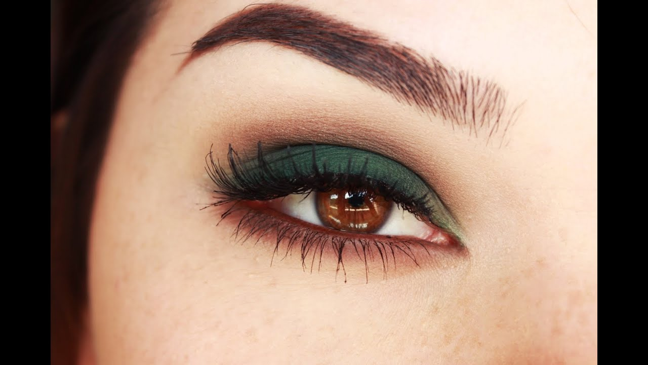Green Makeup Brown Eyes Smokey Eyes With Green And Browns Makeup Tutorial Youtube