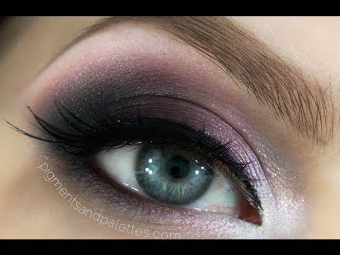Grey And Purple Eye Makeup Grey Pink Smokey Eye Makeup Tutorial Youtube