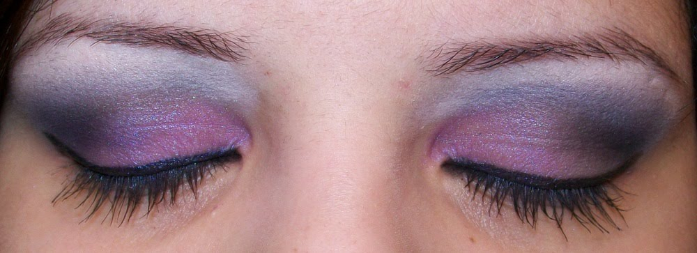 Grey And Purple Eye Makeup Makeup Moxy Bright Purple And Grey Smokey Eye