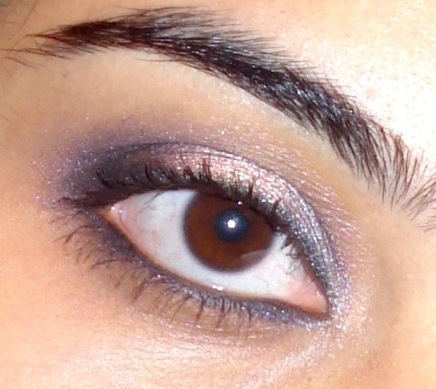Grey And Purple Eye Makeup Purple And Gold Eye Makeup Look Of The Day Peachesandblush