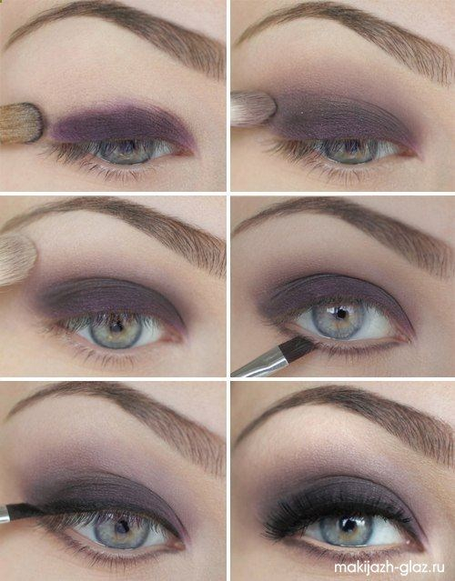 Grey And Purple Eye Makeup Purple Grey Smokey Eye Makeup Tutorial Fashion Darling