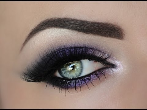 Grey And Purple Eye Makeup Sultry Purple Smokey Eye Youtube
