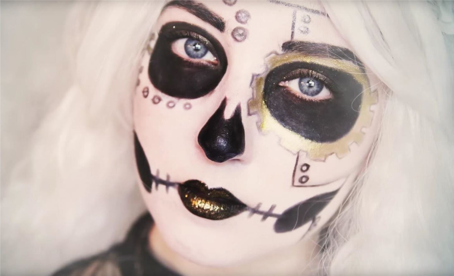 Halloween Eye Makeup Designs The 15 Best Sugar Skull Makeup Looks For Halloween Halloween Ideas