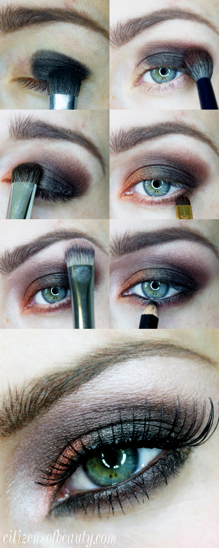 Halloween Eye Makeup Orange And Black Halloween Eyeshadow Design Citizens Of Beauty