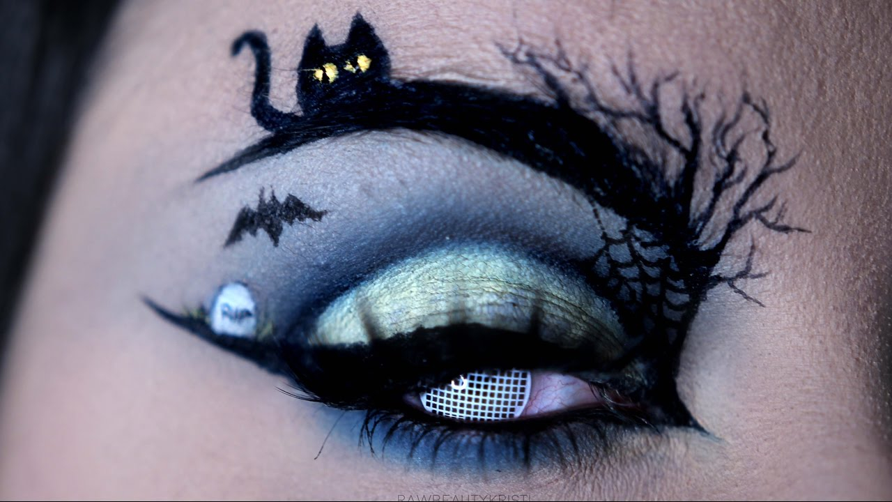 Halloween Eye Makeup Pictures Happy Halloween Halloween Eye Art Makeup Tutorial
