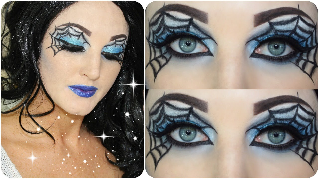 Halloween Eye Makeup Pictures Spider Webb Eye Makeup Tutorial Halloween Nyx Cosmetics Youtube