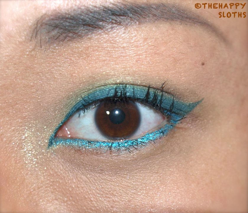 Hawaiian Eye Makeup Eotd Blue And Green Eye Makeup The Happy Sloths Beauty Makeup