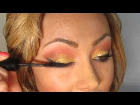 Hawaiian Eye Makeup Hawaiian Sunset Smokey Eyes Makeup Tutorial Cosmeticcouturier