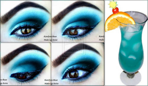 Hawaiian Eye Makeup Its Cocktail Hour Amazing Eyes To Match Your Drink Madame Beautie