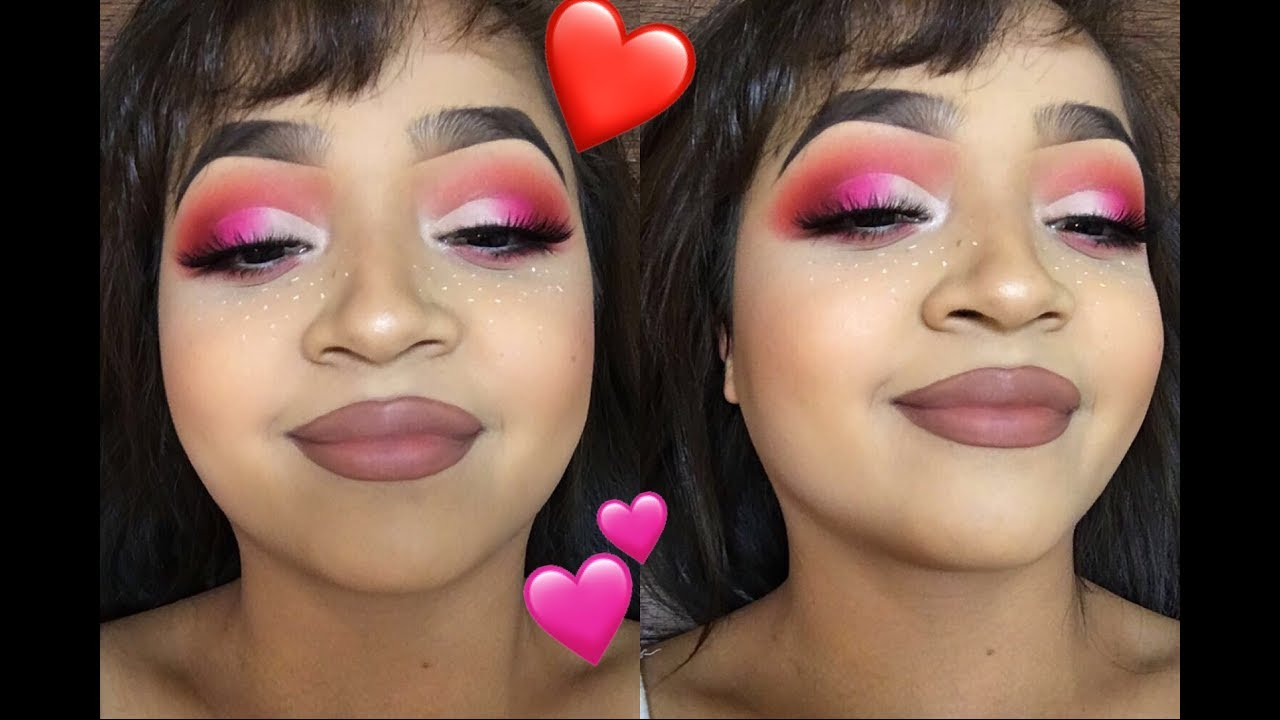 Heart Eye Makeup Heart Eyes 4 U Makeup Tutorial Lola Herrera Youtube