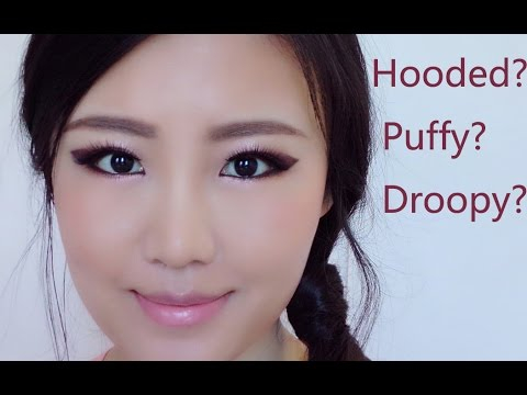 Heavy Cat Eye Makeup Easy Quick Monolid Hooded Eyes With Puffy Droopy Eyelid Cat Eye
