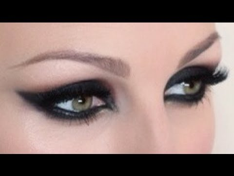 Heavy Cat Eye Makeup Intense Feline Cat Eye Makeup Tutorial Youtube