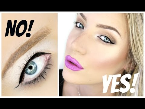 Heavy Cat Eye Makeup Winged Eyeliner Tutorial For Hooded Eyes Stephanie Lange Youtube