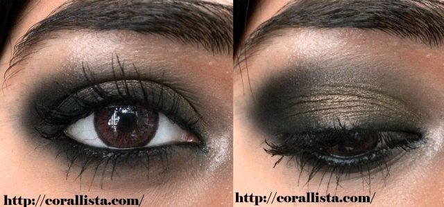 Heavy Dark Eye Makeup Black Smokey Eye Makeup Corallista