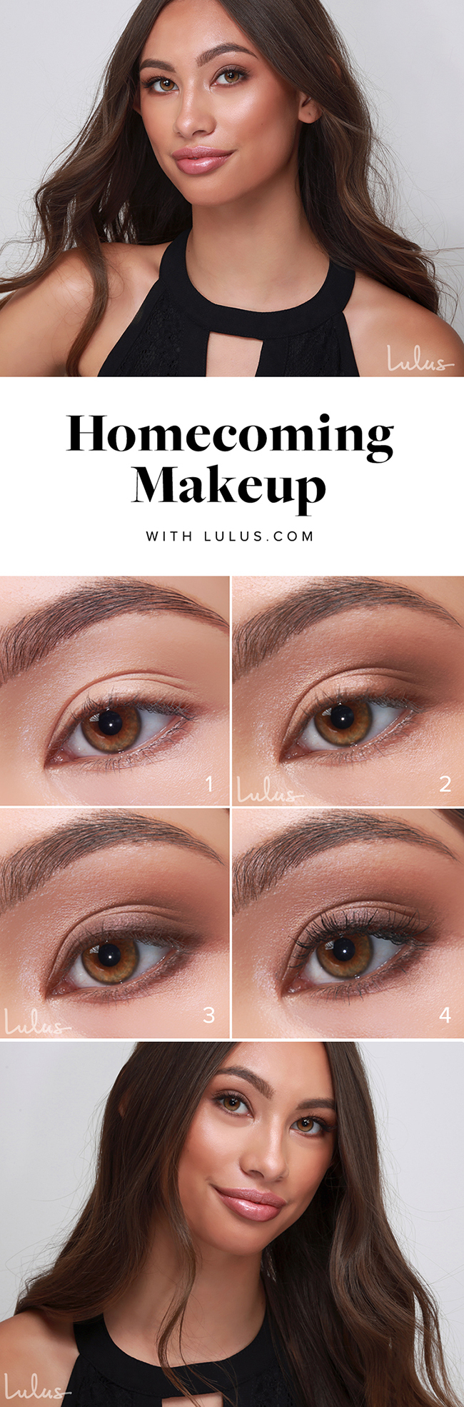 Homecoming Makeup Brown Eyes Lulus How To Homecoming Makeup 2018 Lulus Fashion Blog