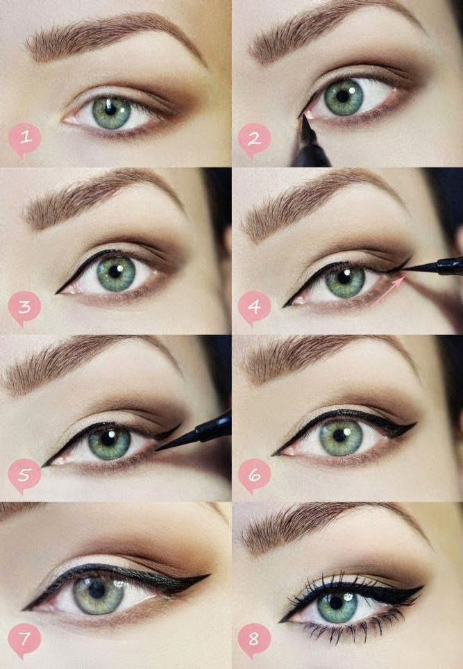 How To Apply Eye Makeup To Small Eyes Cat Eye Makeup For Small Eyes Entertainment News Photos Videos