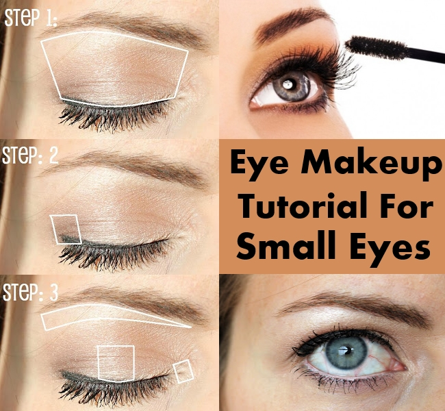 How To Apply Eye Makeup To Small Eyes Eye Makeup Tutorial For Small Eyes Diy Home Things