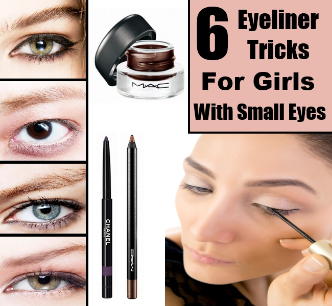 How To Apply Eye Makeup To Small Eyes Top 6 Eyeliner Tricks For Girls With Small Eyes Diy Home Things