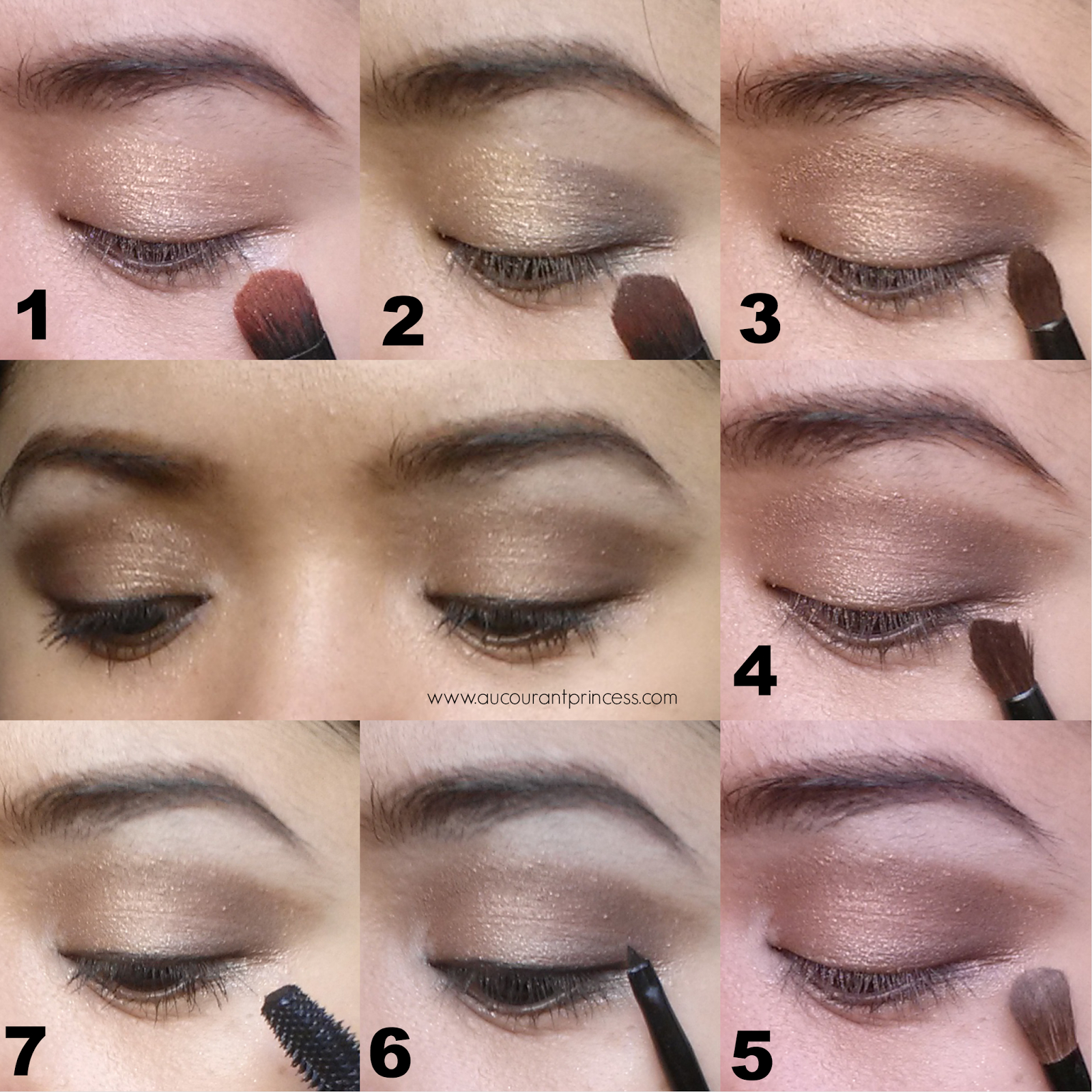How To Apply Eye Makeup With Pictures A Glad Diary How To Apply Basic Eye Makeup