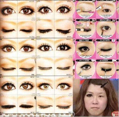 How To Create Big Eyes With Makeup Bigger Eyes Makeup Asian Eye Makeup