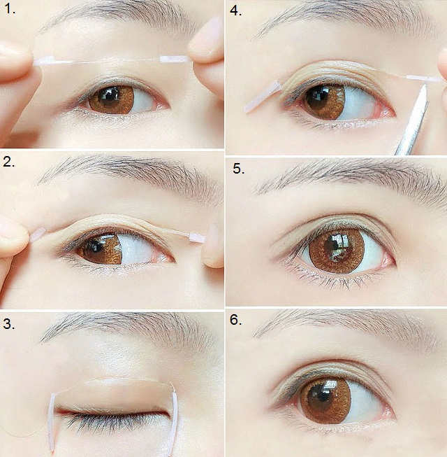 How To Create Big Eyes With Makeup How To Create Bigger Eyes With Double Eyelid Trick Alldaychic