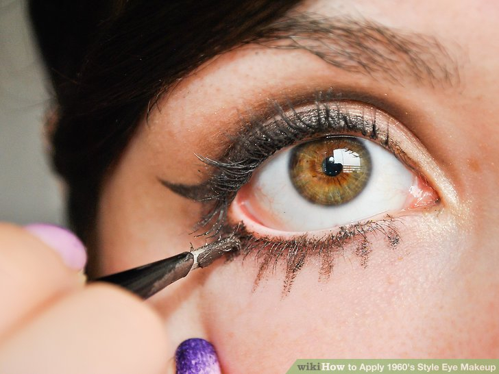 How To Do 60S Eye Makeup 4 Ways To Apply 1960s Style Eye Makeup Wikihow