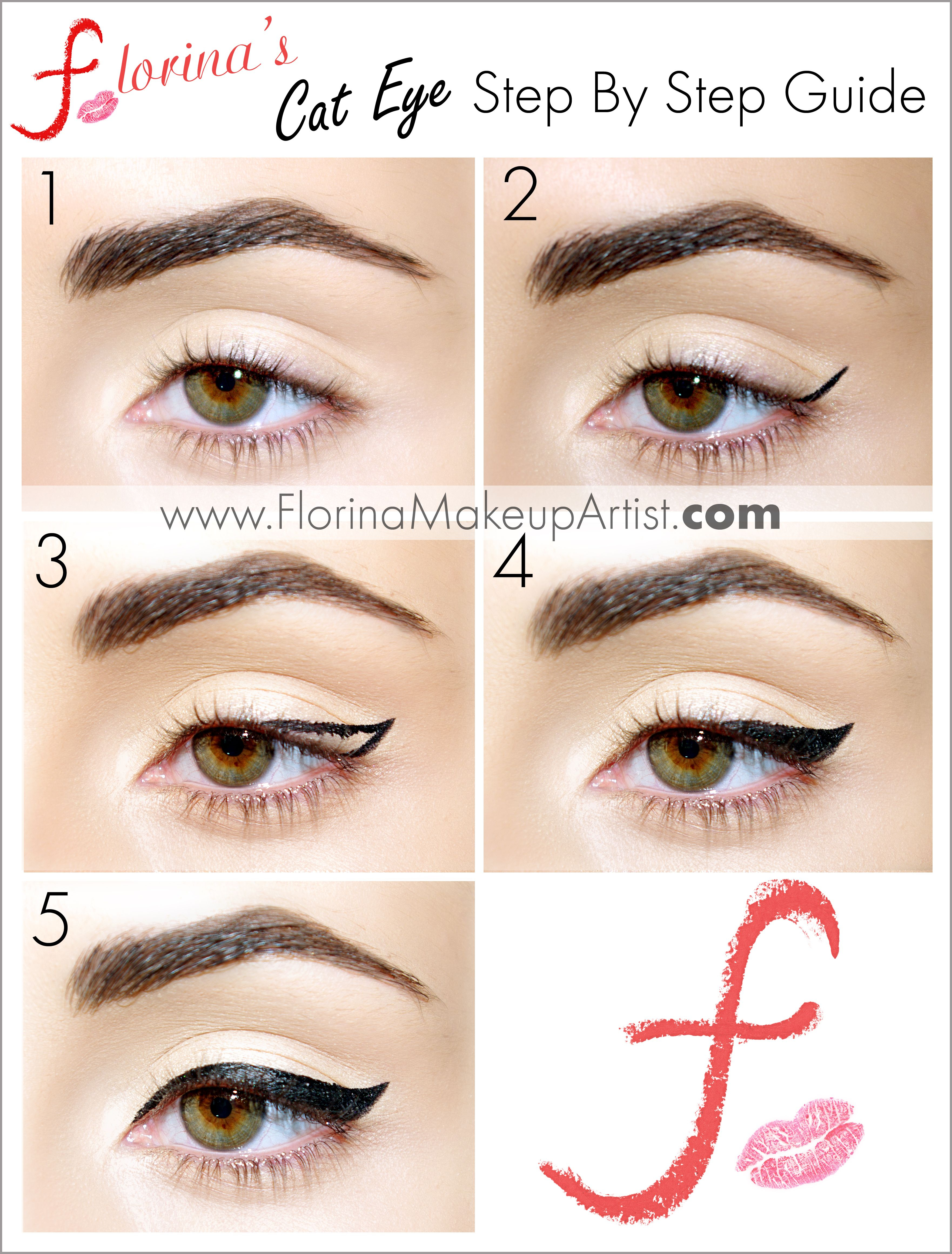 How To Do Cat Eye Makeup Diy How To Do A Cat Video Tutorial Just Click On The Picture
