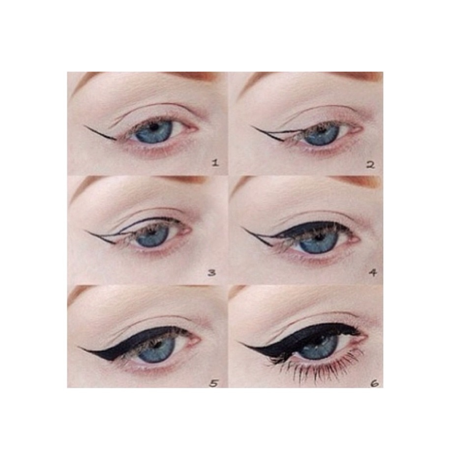 How To Do Cat Eye Makeup Easy Way To Do Cat Eye Eyeliner Great For Beginners Rikki