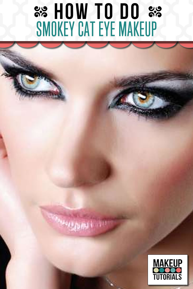 How To Do Cat Eye Makeup Smokey Cat Eye Makeup Makeup Tutorials
