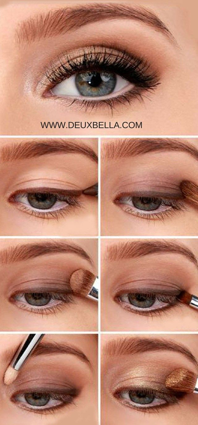 How To Do Natural Eye Makeup The Quick Easy Eye Makeup Look Anyone Can Do Beauty Pinterest
