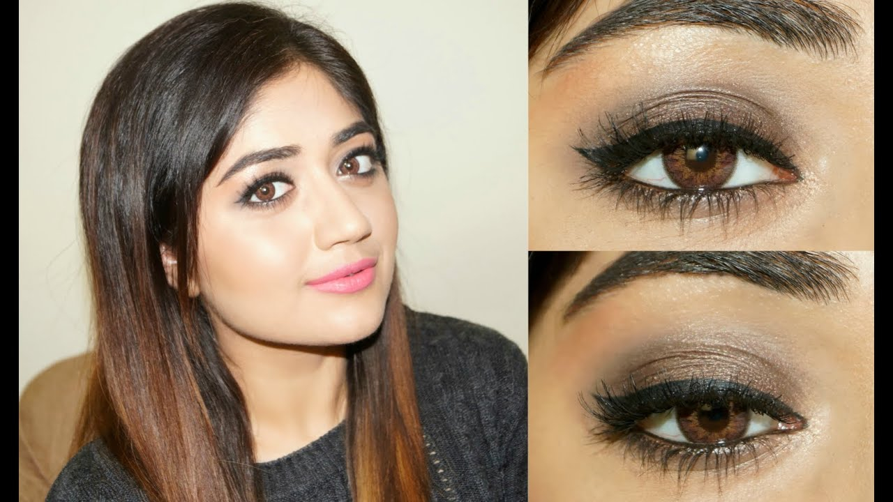 Indian Eye Makeup Smoky Eye Makeup Tutorial For Indian Skin Corallista Youtube