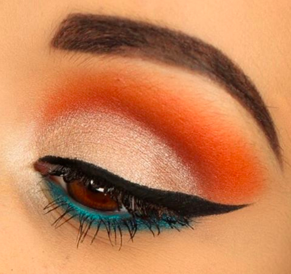 Insane Eye Makeup Instagram Is Going Crazy Over This Sunset Inspired Makeup Look Glamour