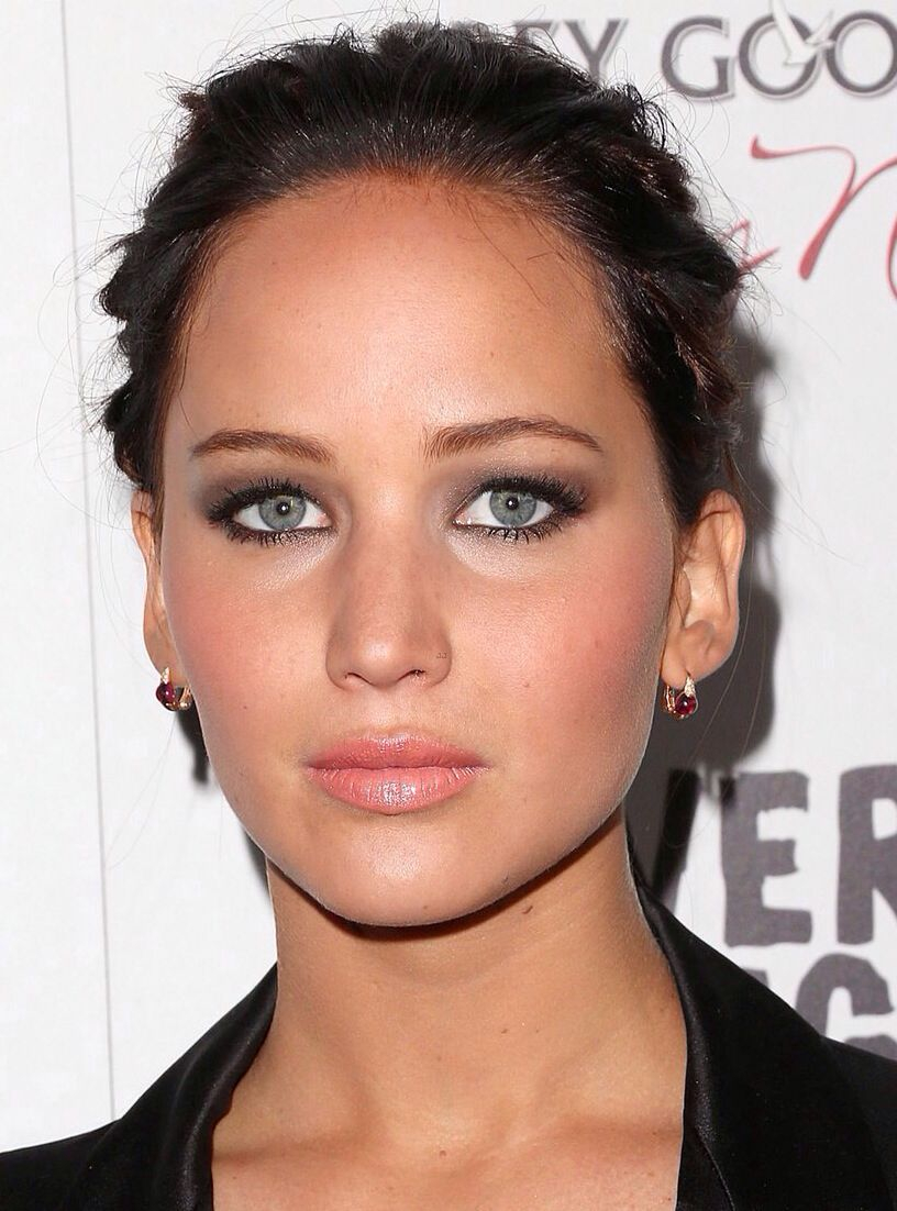 Jennifer Lawrence Eye Makeup Jennifer Lawrence Smokey Eye Hooded Eyes Makeup Jennifer