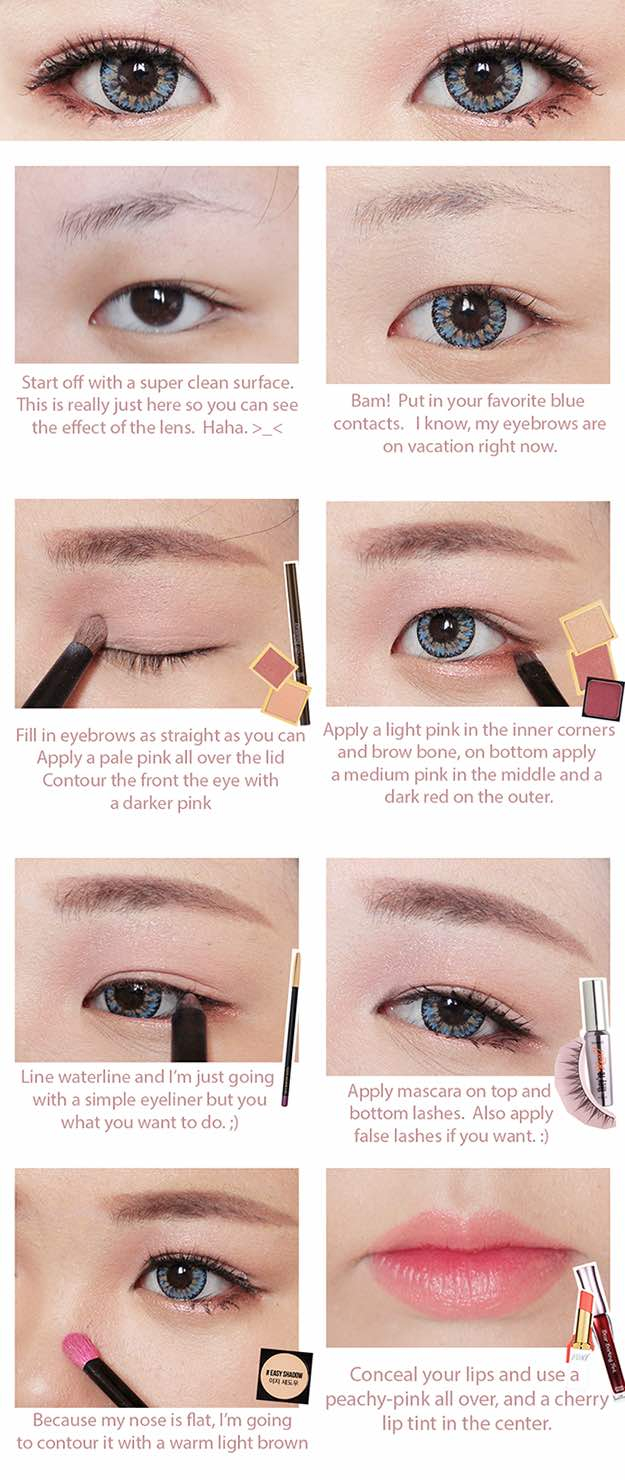 Korean Eyes Makeup Tutorial 37 Best Korean Makeup Tutorials Page 2 Of 4 The Goddess