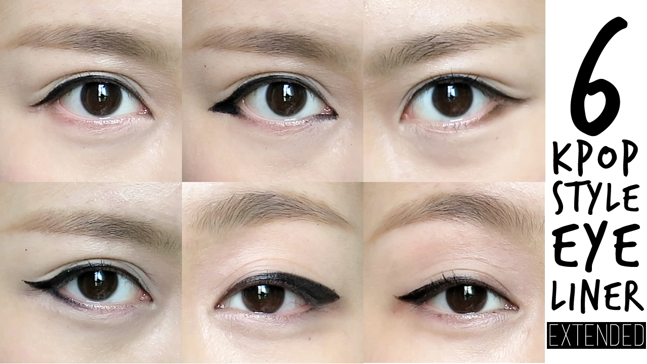 Korean Eyes Makeup Tutorial 6 K Pop Inspired Korean Style Eyeliners Tutorial Madokeki Makeup