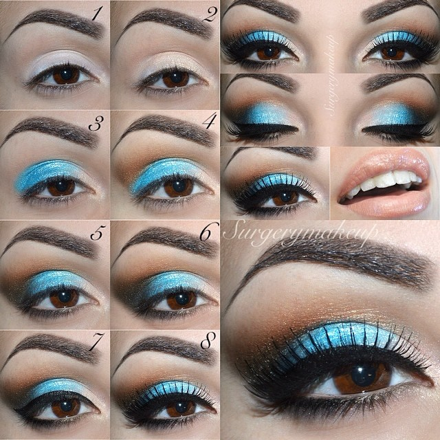 Light Blue Eye Makeup I Love Cute Makeup