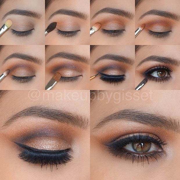 Light Brown Smokey Eye Makeup 21 Glamorous Smokey Eye Tutorials Stayglam