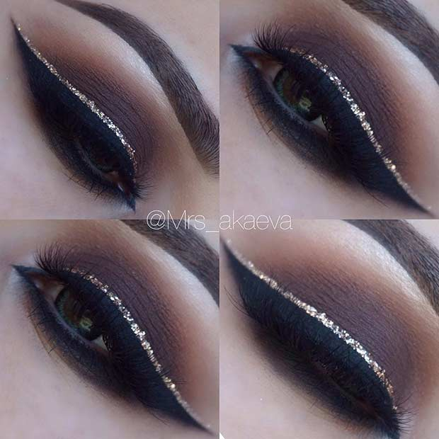 Light Brown Smokey Eye Makeup 43 Christmas Makeup Ideas To Copy This Season Stayglam