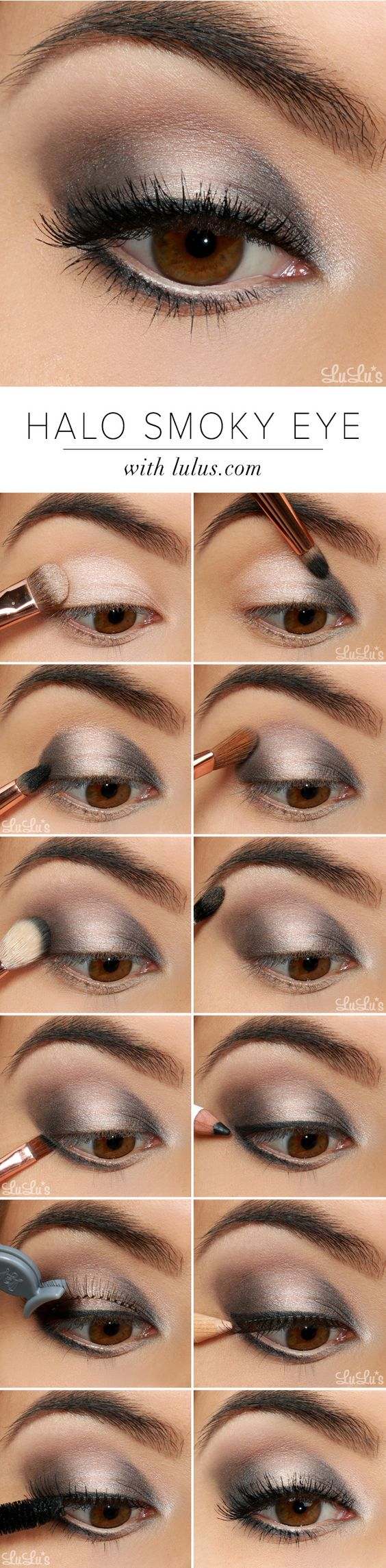 Light Silver Eye Makeup 20 Easy Step Step Eyeshadow Tutorials For Beginners Her Style Code